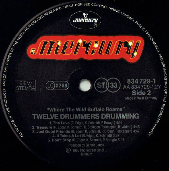 Twelve Drummers Drumming - Where The Wild Buffalo Roams