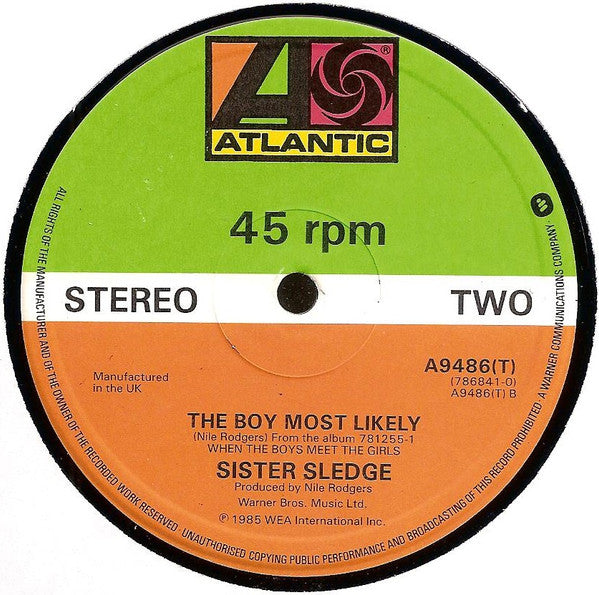 Sister Sledge - When The Boys Meet The Girls