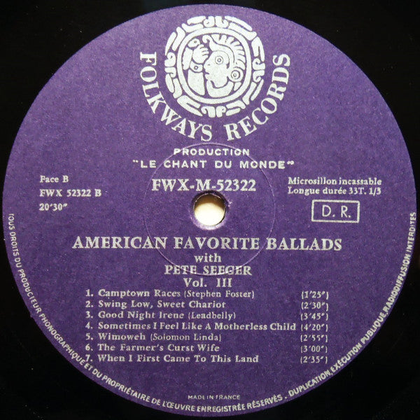Pete Seeger - American Favorite Ballads 3