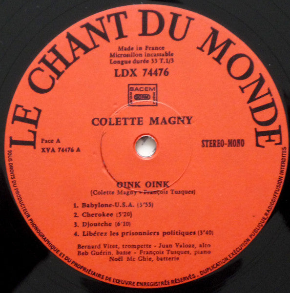 Colette Magny - Répression