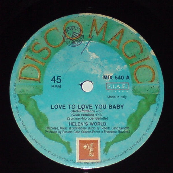 Helen's World - Love To Love You Baby