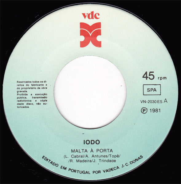 Iodo - Malta À Porta
