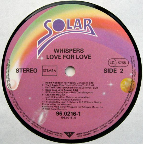 The Whispers - Love For Love