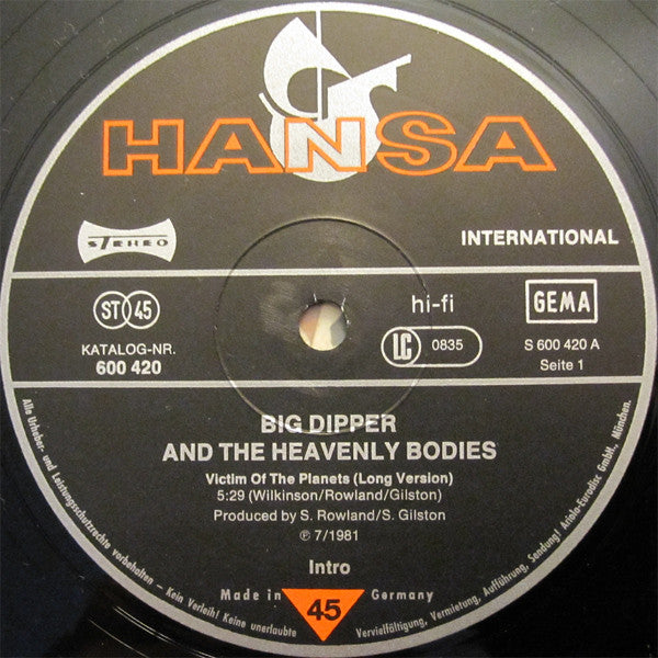 Big Dipper And The Heavenly Bodies - Victim Of The Planets