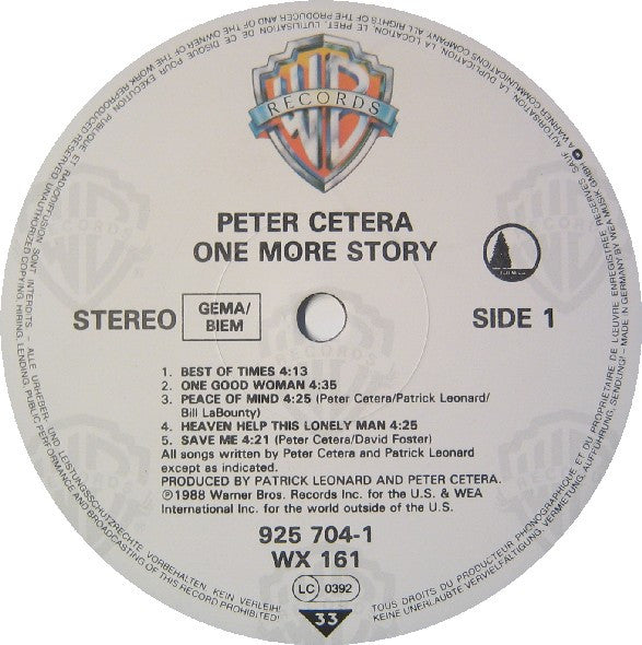 Peter Cetera - One More Story
