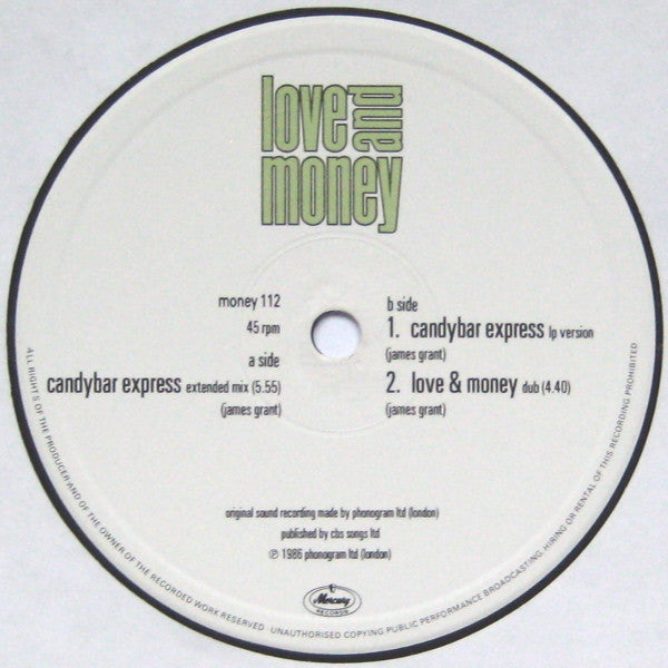 Love And Money - Candybar Express