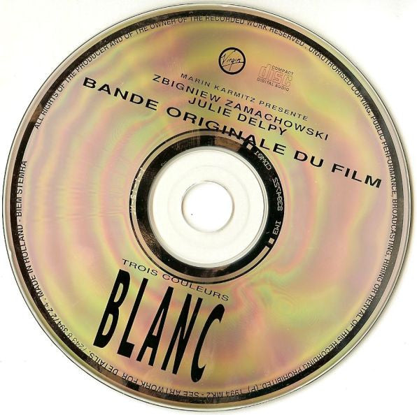 Zbigniew Preisner - Trois Couleurs: Blanc (Bande Originale Du Film)