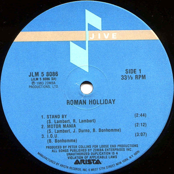 Roman Holliday - Roman Holliday