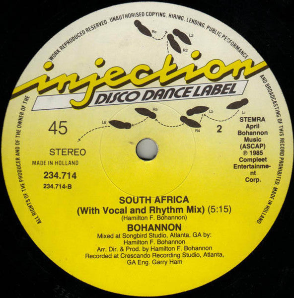 Hamilton Bohannon - South Africa