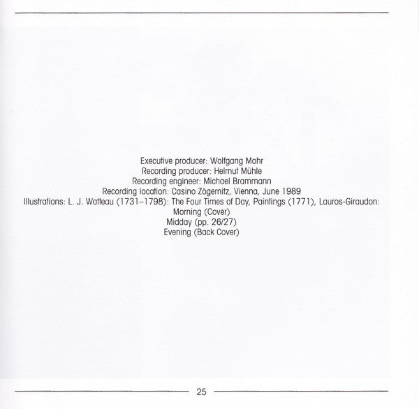 Joseph Haydn - Concentus Musicus Wien, Nikolaus Harnoncourt - Symphonies No. 6-8. «Le Matin» • «Le Midi» • «Le Soir»