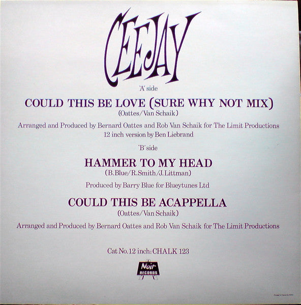 Ceejay - Could This Be Love