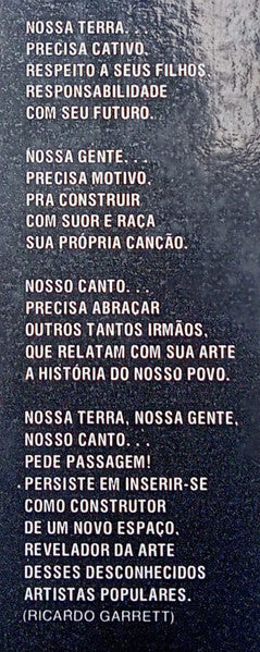 Various - Nossa Terra, Nossa Gente, Nosso Canto
