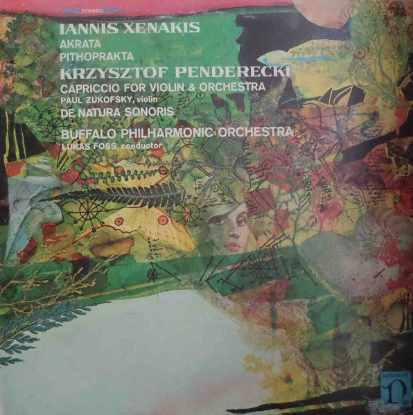 Iannis Xenakis / Krzysztof Penderecki - Akrata, Pithoprakta / Capriccio For Violin & Orchestra, De Natura Sonoris