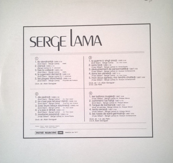 Serge Lama - Serge Lama