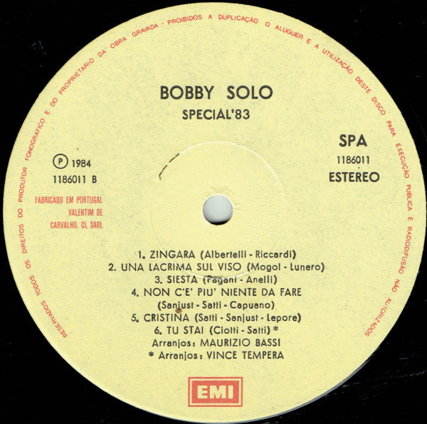 Bobby Solo - Special '83