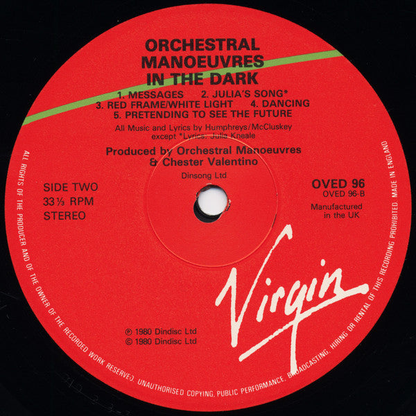 Orchestral Manoeuvres In The Dark - Orchestral Manoeuvres In The Dark