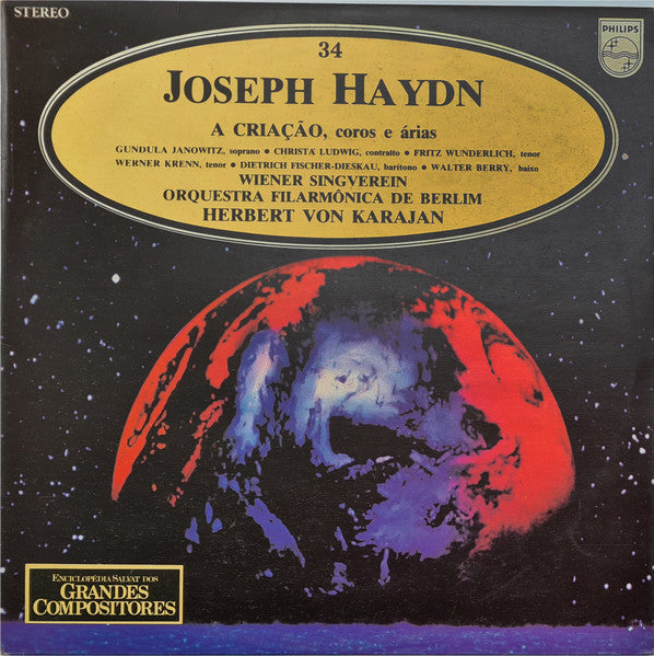 Joseph Haydn / Herbert Von Karajan / Wiener Singverein / Berliner Philharmoniker / Gundula Janowitz / Christa Ludwig / Werner Krenn / Fritz Wunderlich / Dietrich Fischer-Dieskau / Walter Berry - A Criação, Coros E Arias.