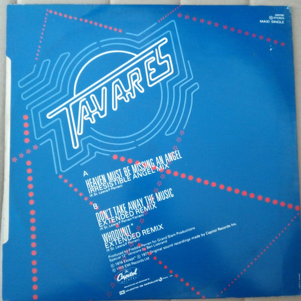 Tavares - Heaven Must Be Missing An Angel (Special 12" Version)