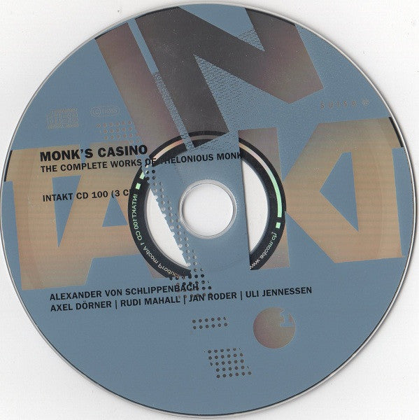 Alexander von Schlippenbach, Axel Dörner | Rudi Mahall | Jan Roder | Uli Jenneßen - Monk's Casino (The Complete Works Of Thelonious Monk)