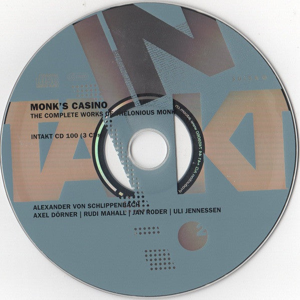 Alexander von Schlippenbach, Axel Dörner | Rudi Mahall | Jan Roder | Uli Jenneßen - Monk's Casino (The Complete Works Of Thelonious Monk)