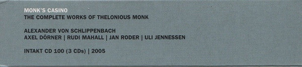 Alexander von Schlippenbach, Axel Dörner | Rudi Mahall | Jan Roder | Uli Jenneßen - Monk's Casino (The Complete Works Of Thelonious Monk)