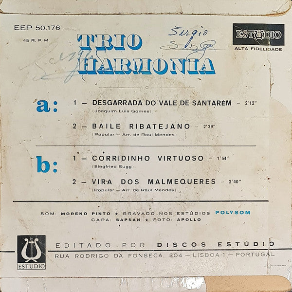 Trio Harmonia - Tri-Campeões Do Mundo