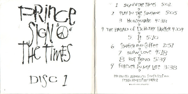 Prince - Sign "O" The Times