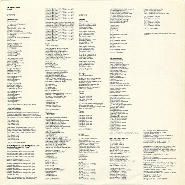The Human League - Hysteria