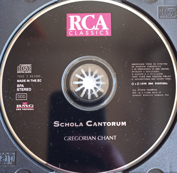 Nikolaus Bruhns, Christoph Schaffrath, Manuel Rodrigues Coelho, António Correa Braga - Antoine Sibertin-Blanc, Madalena Abrunhosa, Ictus Schola Cantorum - Canto Gregoriano - Recital De Orgão