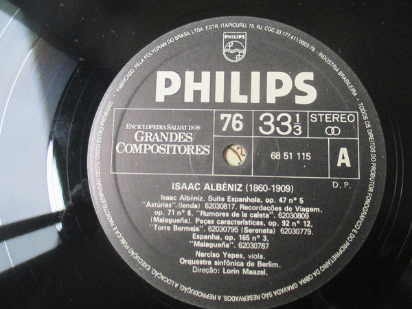 Isaac Albéniz, Enrique Granados, Manuel De Falla, Narciso Yepes, Radio-Symphonie-Orchester Berlin, Lorin Maazel - Asturias ● Rumores De La Caleta ● Torre Bermeja ● Malagueña / Danza Española N.º 4 / O Tricórnio, Danças