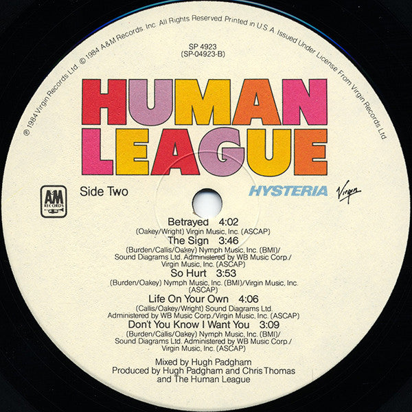 The Human League - Hysteria
