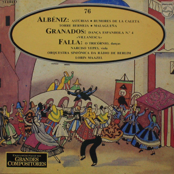 Isaac Albéniz, Enrique Granados, Manuel De Falla, Narciso Yepes, Radio-Symphonie-Orchester Berlin, Lorin Maazel - Asturias ● Rumores De La Caleta ● Torre Bermeja ● Malagueña / Danza Española N.º 4 / O Tricórnio, Danças