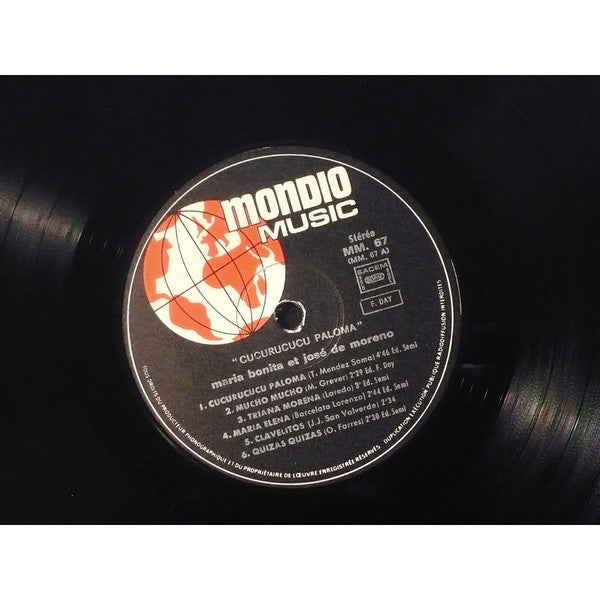 María Bonita Y, José De Moreno - Cucurrucucu Paloma