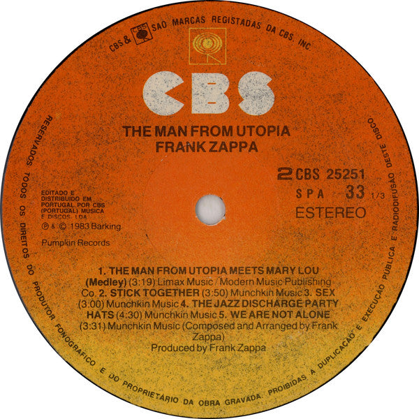 Frank Zappa - The Man From Utopia