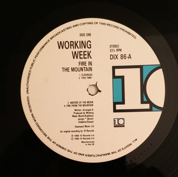 Working Week - Fire In The Mountain