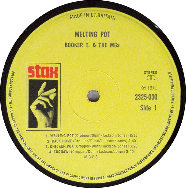 Booker T & The MG's - Melting Pot