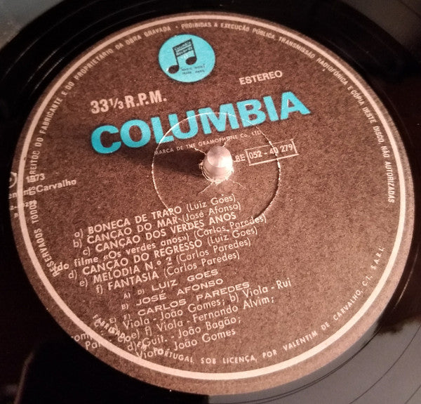 Carlos Paredes - Carlos Paredes, Jose Afonso, Luiz Goes