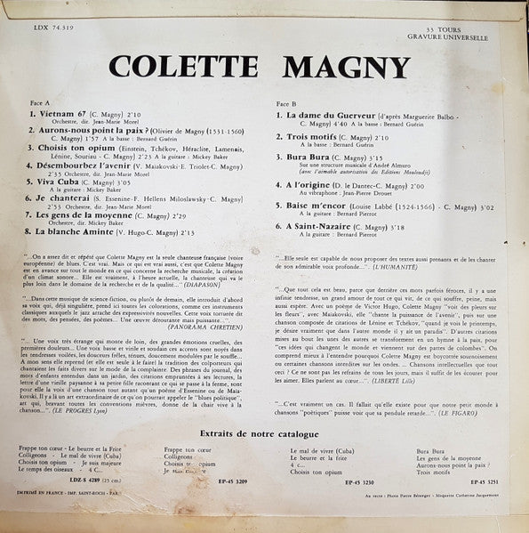 Colette Magny - Colette Magny