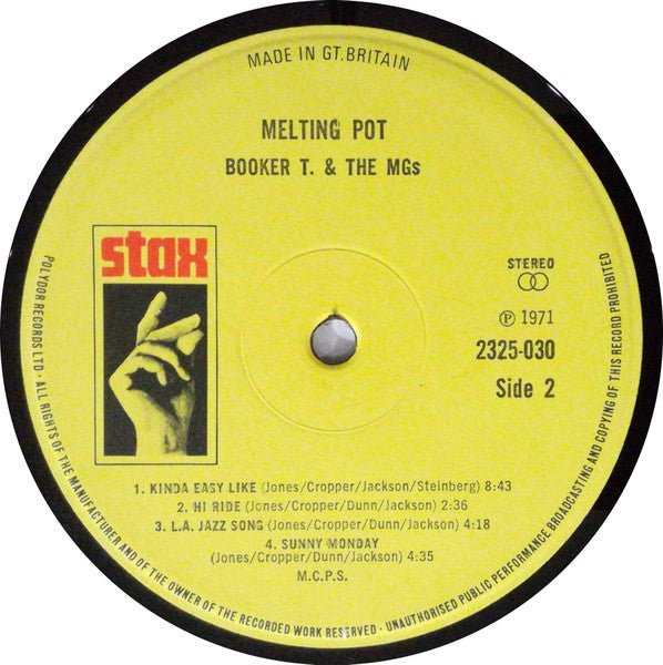 Booker T & The MG's - Melting Pot