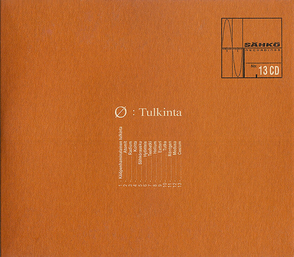 Ø - Tulkinta