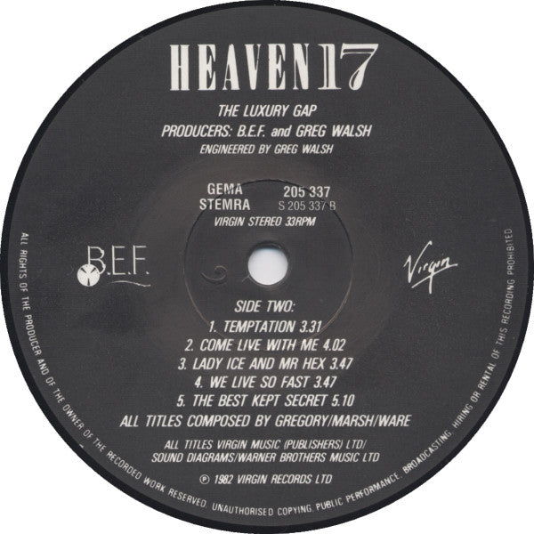 Heaven 17 - The Luxury Gap