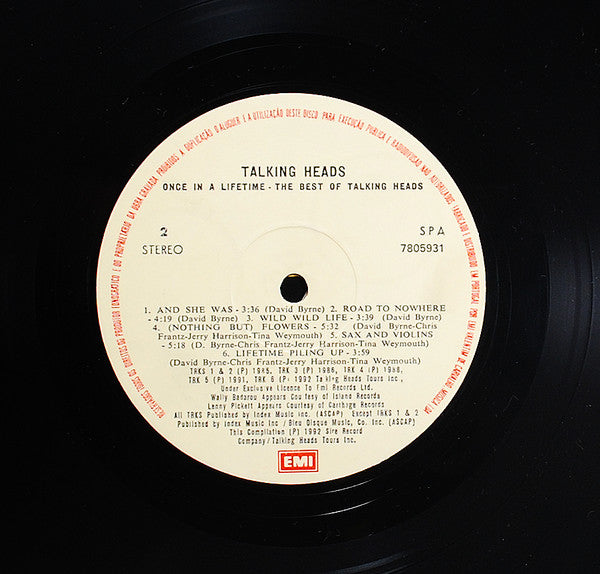 Talking Heads - The Best Of - Once In A Lifetime