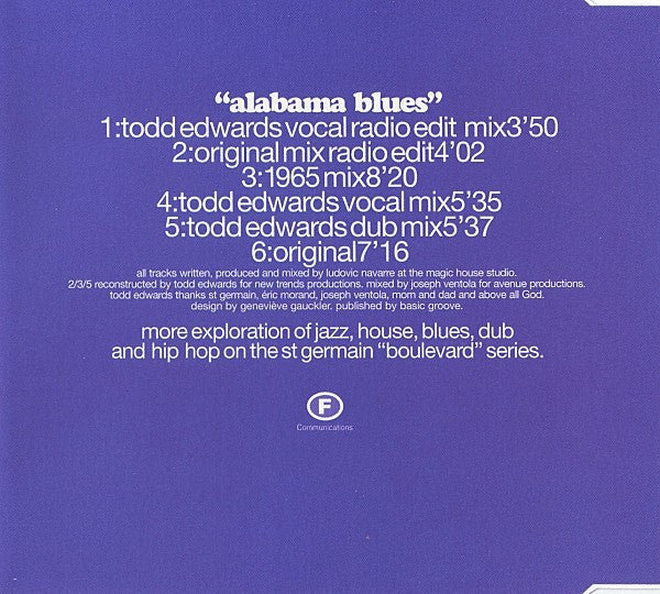 St Germain - Alabama Blues