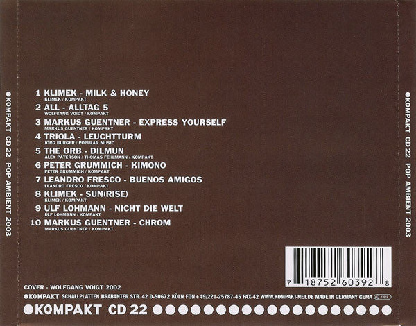 Various - Pop Ambient 2003