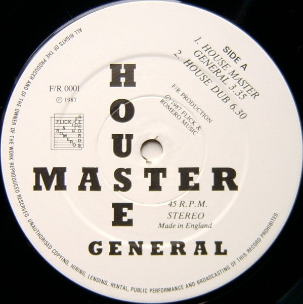 Housemaster General - House Master General