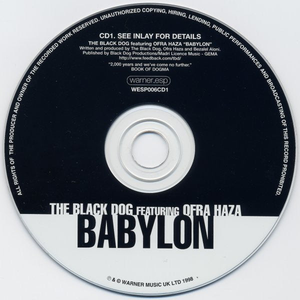 The Black Dog Featuring Ofra Haza - Babylon