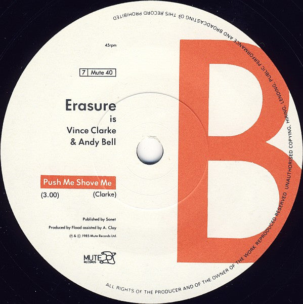 Erasure - Who Needs Love Like That