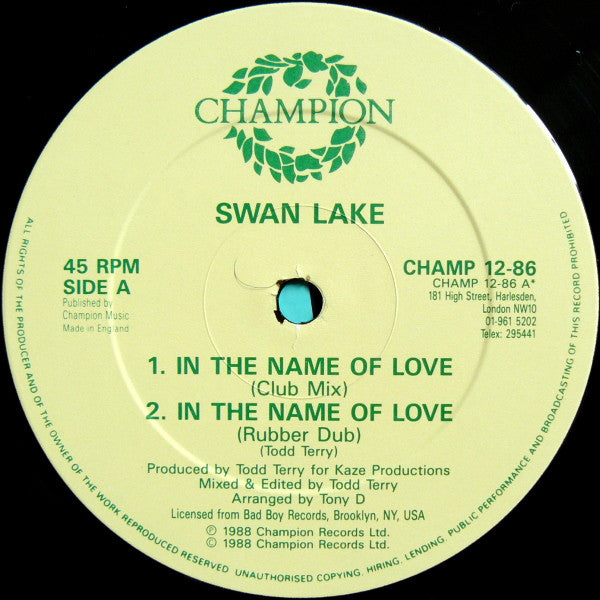 Swan Lake - In The Name Of Love / The Dream