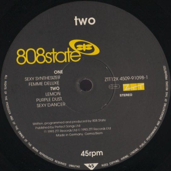 808 State - Gorgeous