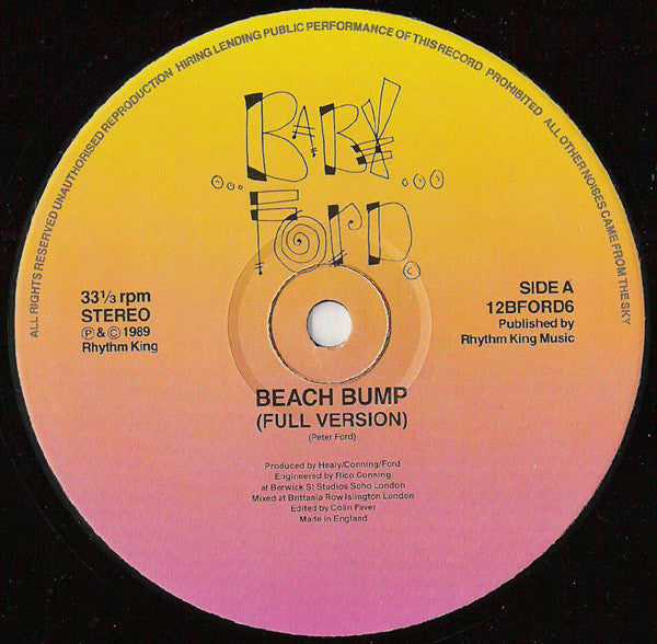 Baby Ford - Beach Bump